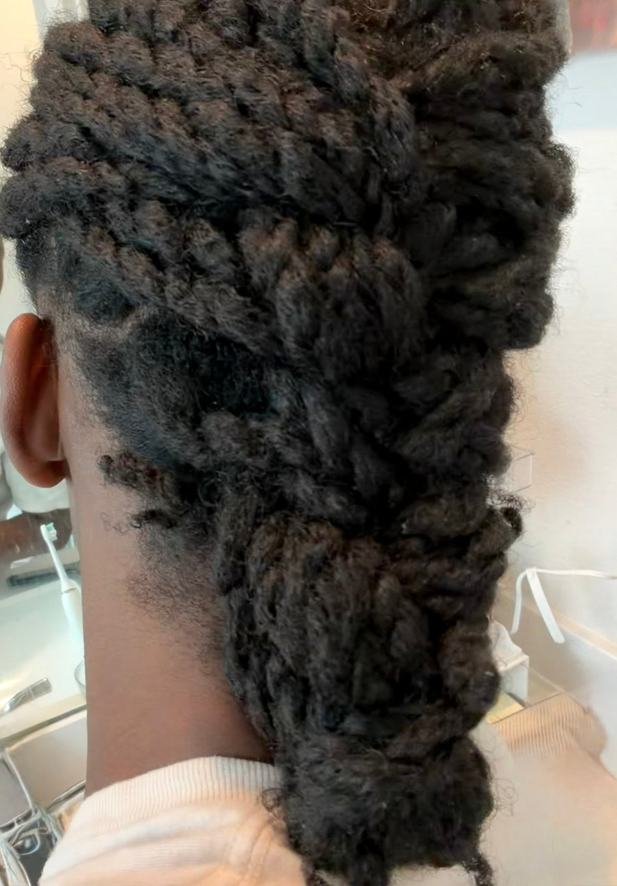 My hair is in recovery from brittleness and breaking and this deep conditioner left my hair so soft and manageable. Putting these twists in my hair was a breeze!