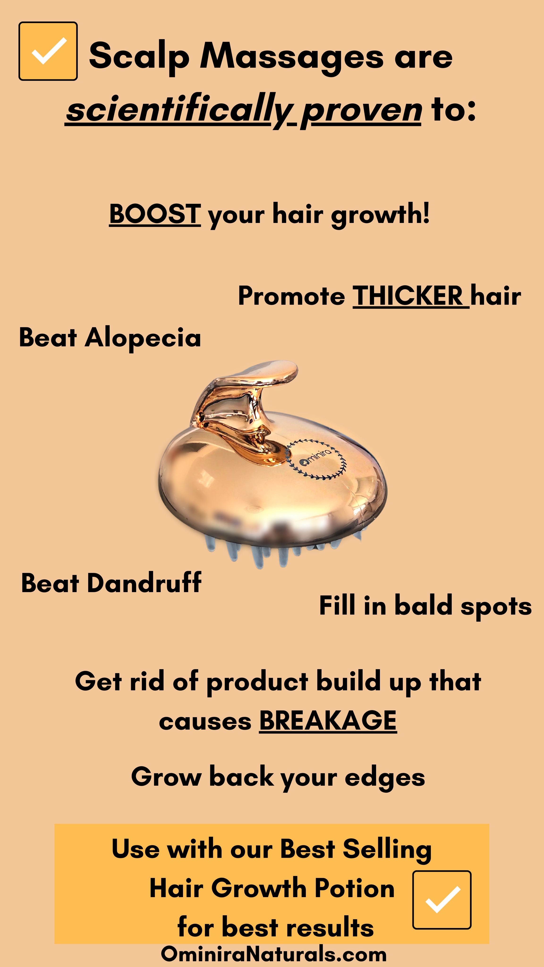 Hair Thickening Scalp Massager