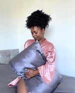 Load image into Gallery viewer, Luxurious Silk Sleep Companion - Grey
